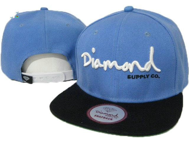 Diamond Supply Co Blue Snapback Hat GF